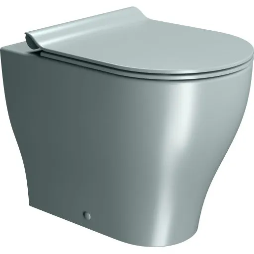 GSI Tono back-to-wall toilet, uden skyllekant, blå