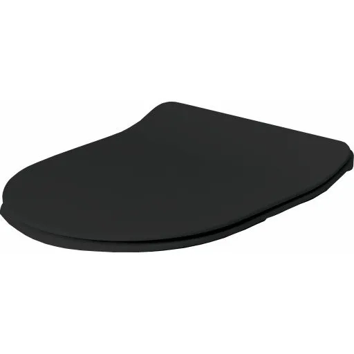 Lavabo Glomp Mini Slim toiletbræt, soft close, mat sort