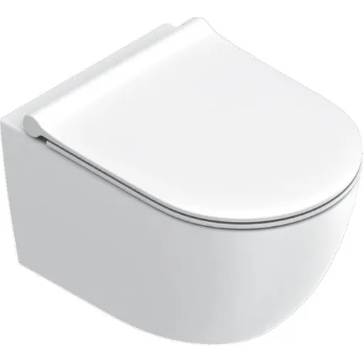 Catalano Sfera 50 væghængt toilet, mat hvid, uden skyllekant