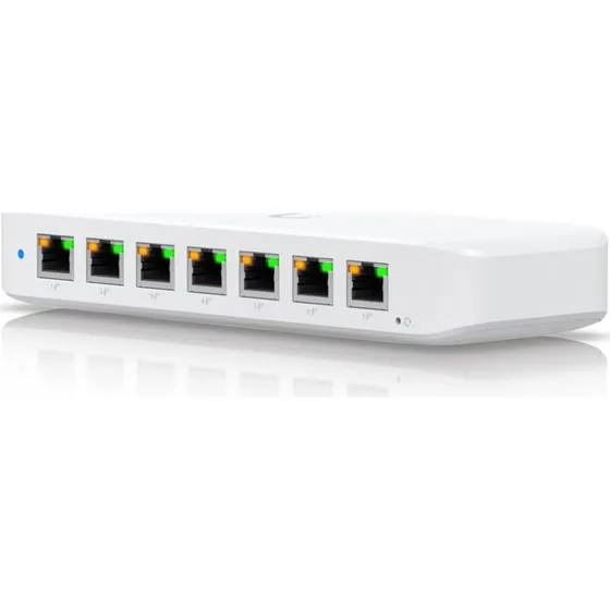 Ubiquiti USW Ultra 210W Managed L2 Gigabit PoE-switch, hvid