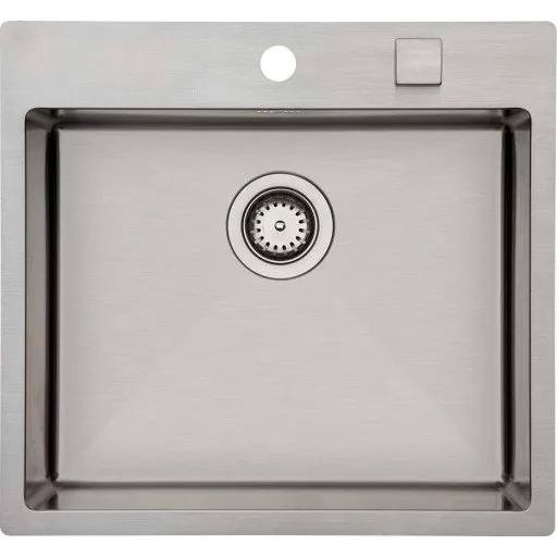 Lavabo Kubus 541 Soft køkkenvask, 54x50 cm, rustfrit stål