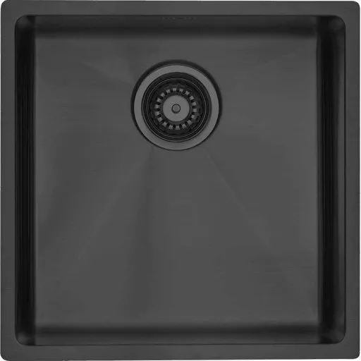 Lavabo Kubus 400 Soft køkkenvask, 44x44 cm, sort