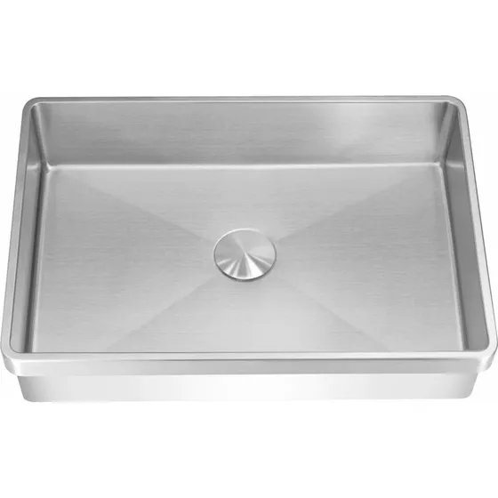 Lavabo High håndvask i rustfrit stål, 47x32 cm