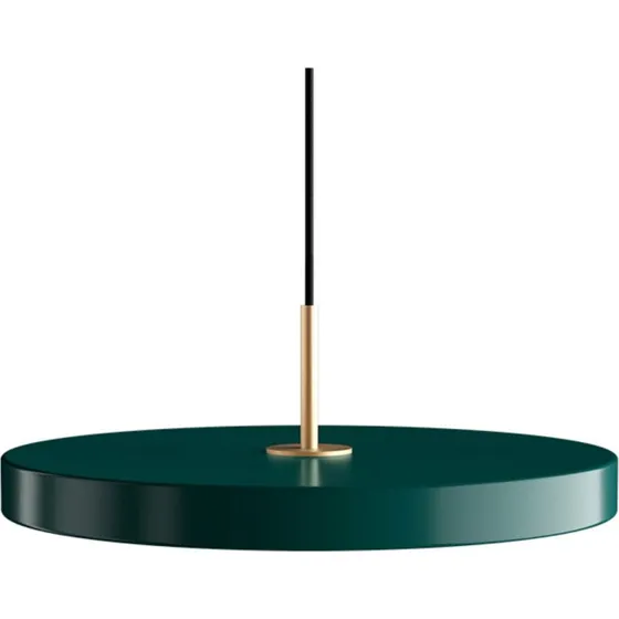 UMAGE Asteria Plus Pendel Medium - Forest Green/Messing