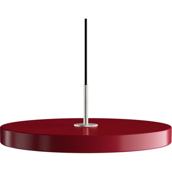 UMAGE Asteria Plus Pendel Medium - Ruby Red/Stål