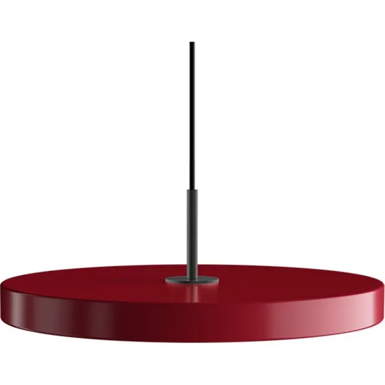Umage Asteria Plus Pendel Medium - Ruby Red/Sort