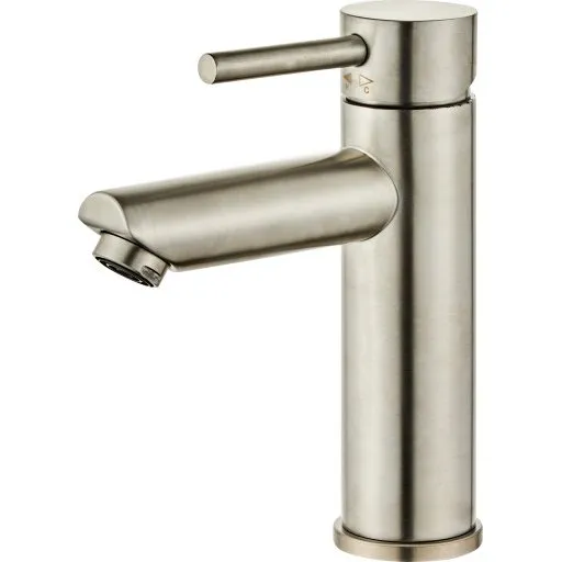 Zen Sanitary Slimline håndvaskarmatur, børstet rustfrit stål