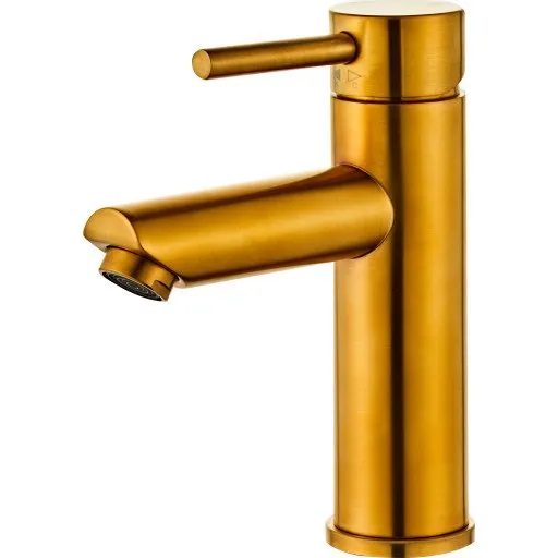 Zen Sanitary Slimline håndvaskarmatur, børstet messing