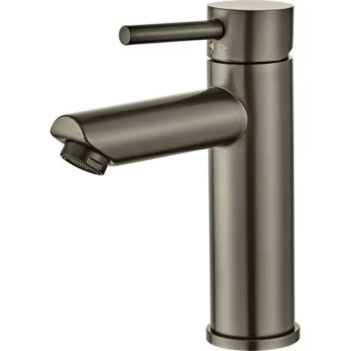Zen Sanitary Slimline håndvaskarmatur, sort krom