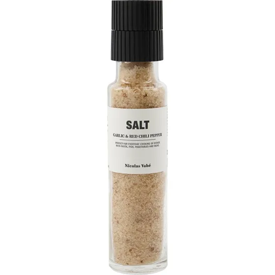 Nicolas Vahé Salt med hvidløg og rød chili