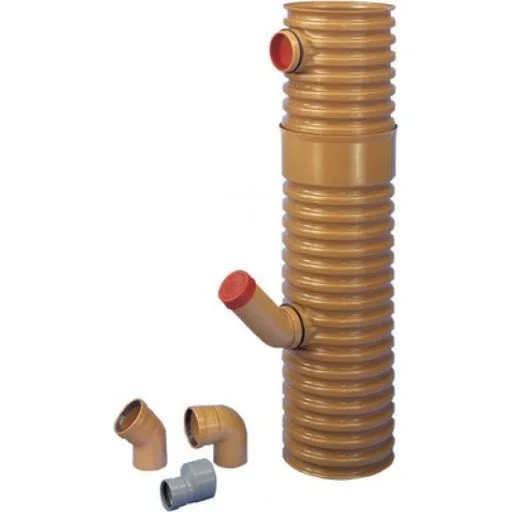 Wavin tagnedløbsbrønd PVC 315 mm m/vandlås og drejelig top