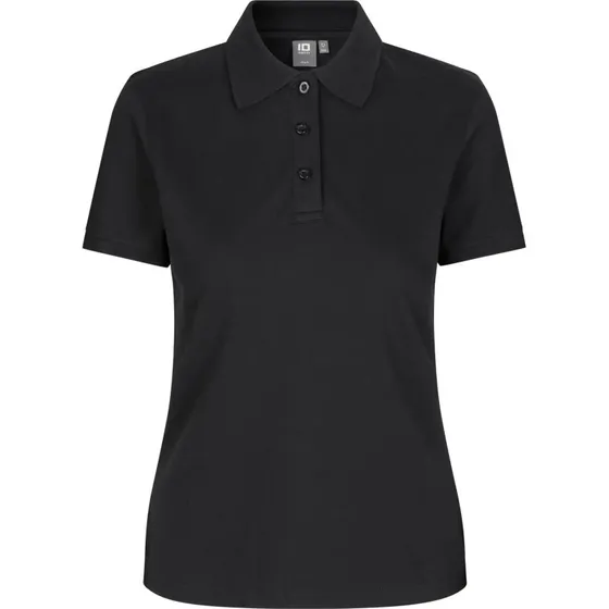 ID Komfort Poloshirt Dame - Sort - 2XL
