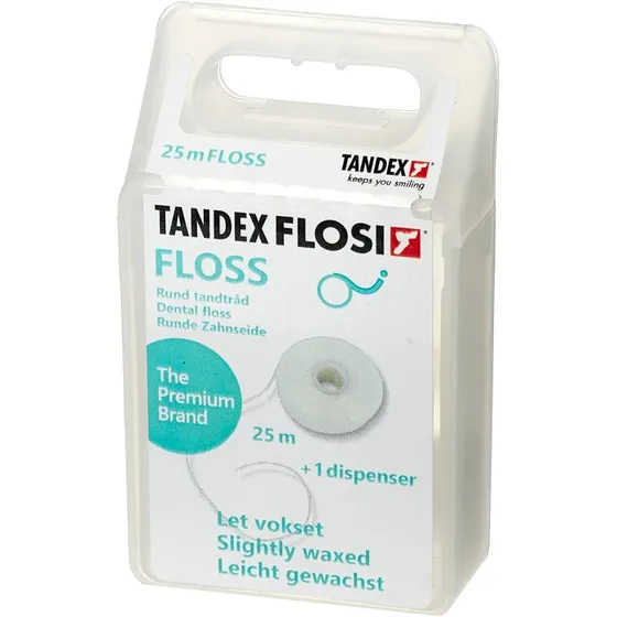 TANDEX Flosi Floss tandtråd med voks 25 m