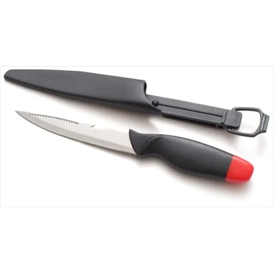Jagt- og fiskekniv med 14,5 cm rustfrit blad