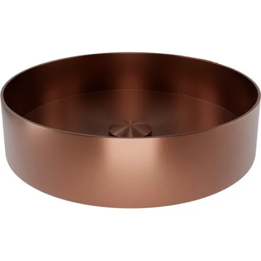 Scandtap Rare R håndvask, Ø37,5 cm, børstet kobber
