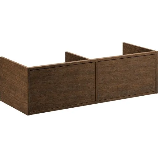 Gustavsberg Ducentic underskab, 118x46,5 cm, brun eg