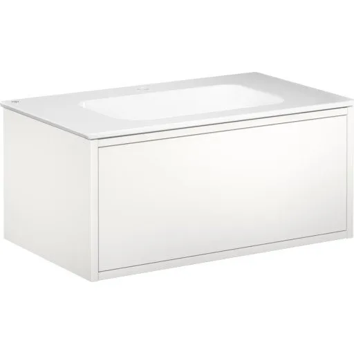 Gustavsberg Ducentic møbelpakke, 80x47 cm, mat hvid