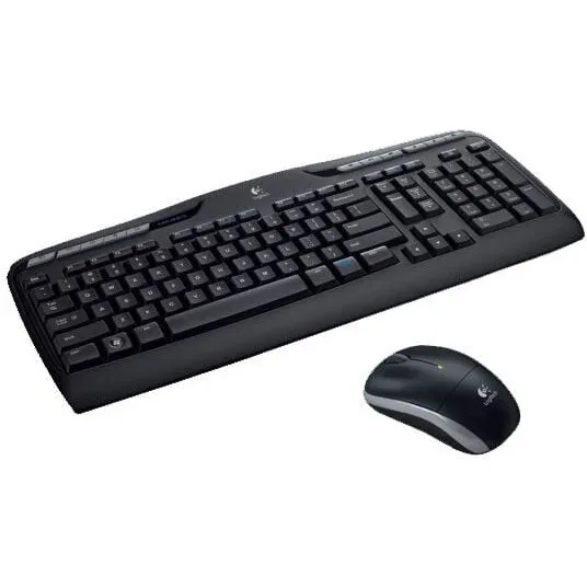 Logitech MK330 trådløst tastatur og mus, sort