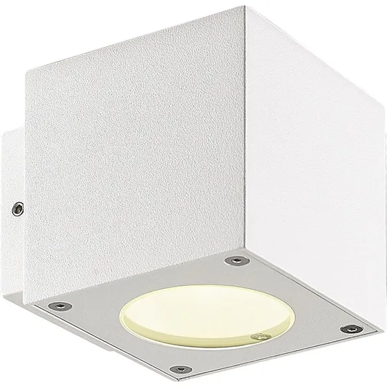 Malmbergs Væglampe CUBE 2x3W Hvid IP54