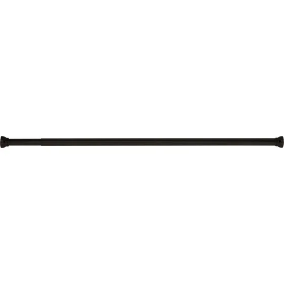 Spirella Kreta badeforhængsstang, 75-125 cm, mat sort