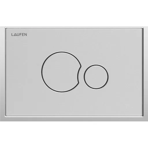 Laufen Lis AW106 betjeningsplade, mat krom