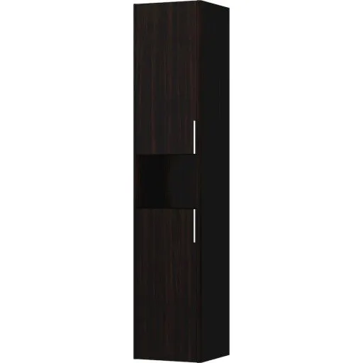 Laufen Base højskab, 35x165 cm, venstre, mørk elm