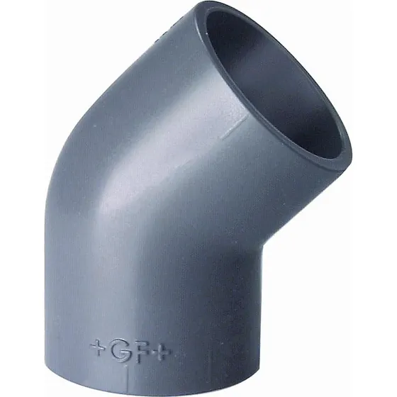 GF PVC Vinkel 45° 20 mm PN16