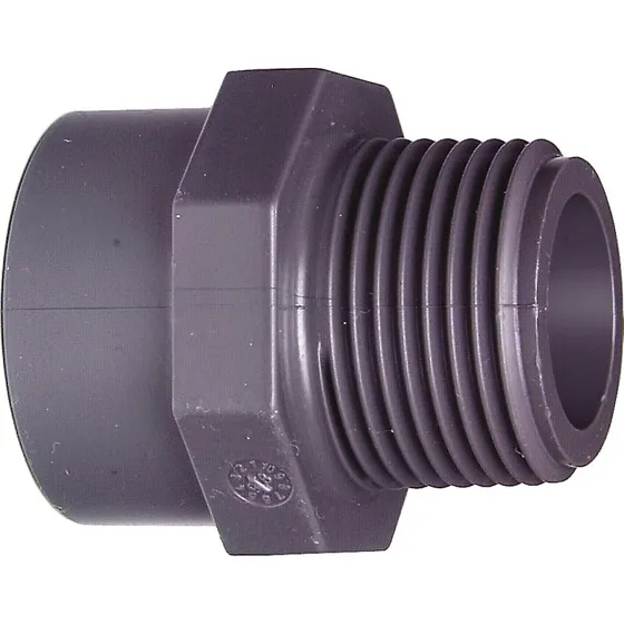 GF PVC Overgangsmuffe/nippel 1/2'' - 20 mm R