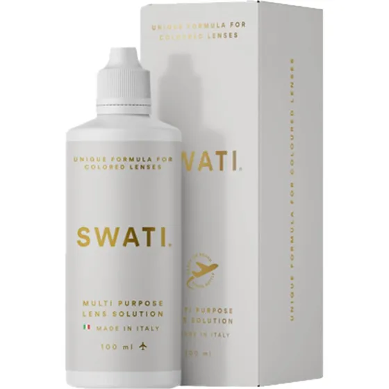 SWATI Cosmetics Kontaktlinsevæske til farvede linser, 100 ml