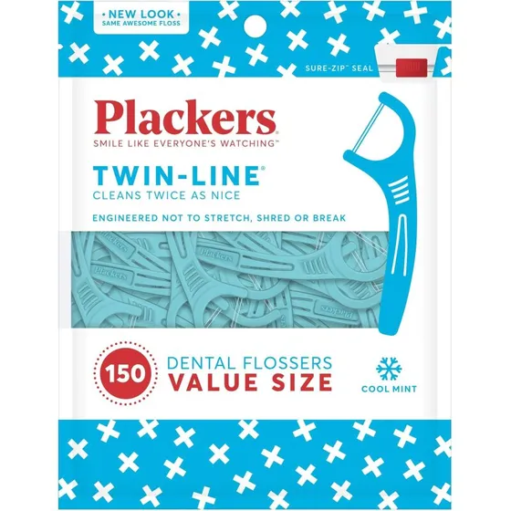 Plackers Twin-Line Flossers tandtrådspidser