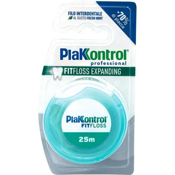 PLAKKONTROL FitFloss Expanding tandtråd 25 m