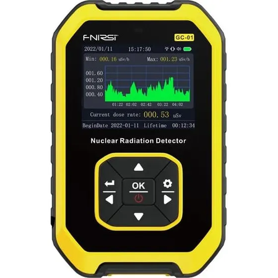 FNIRSI GC-01 Geigermåler - Dosimeter med LCD Display