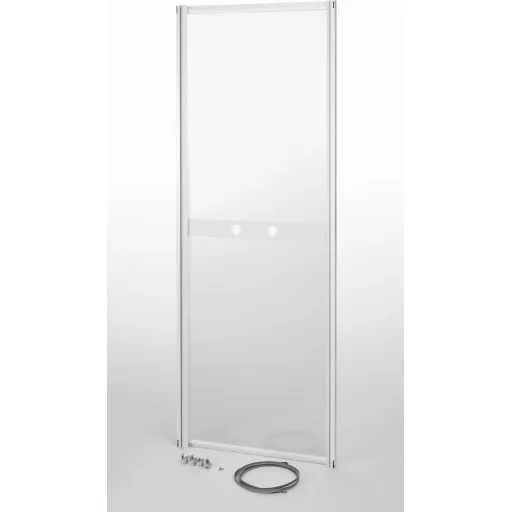 Contura Shower Next sideplade, 2-delt styrenglas, 70 cm
