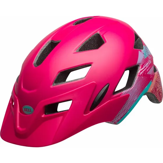 Bell Sidetrack Barn Cykelhjelm - Mat Berry Gnarly (47-54 cm)