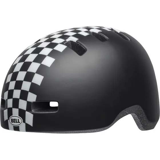 Bell Lil Ripper Cykelhjelm - Checker Mat Sort/Hvid - Small (48-55 cm)