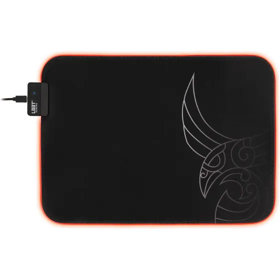 L33T Karlvagn RGB Gaming Musemåtte M 35,5x25,5 cm