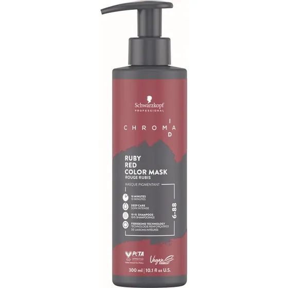 Schwarzkopf Professional ChromaID Bonding Color Mask Ruby Red 300 ml