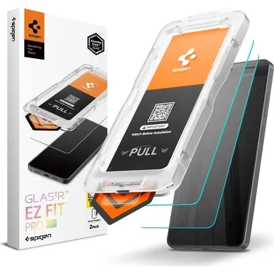 Spigen [2-pak] Glas.tR EZ Fit Pro Skærmbeskytter til Galaxy S26 Ultra
