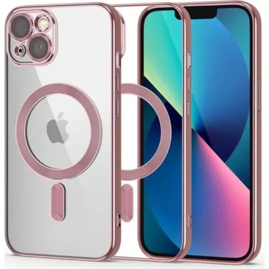 Tech-Protect iPhone 13 Magsafe Shine Telefontaske - Rose Guld