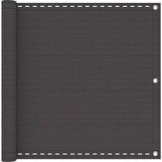 vidaXL Altan Skærm Antracit 90 x 800 cm HDPE
