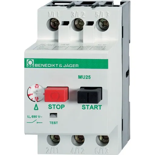 B&J MU25 Motorværn, 0,40-0,63 A