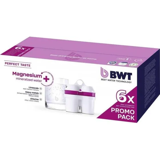 BWT 125681749 Vandfilterpatron med Magnesium - 6 stk.