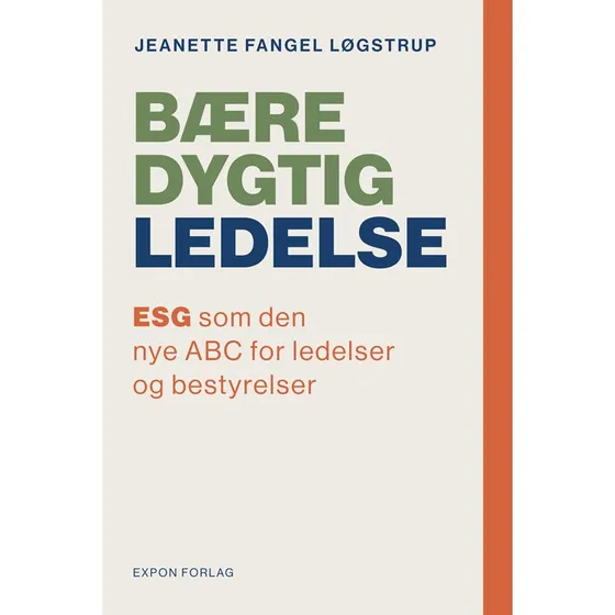 Bæredygtig ledelse - Jeanette Fangel Løgstrup