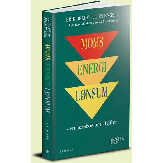 Moms - Energi - Lønsum af Erik Dekov, John Engsig m.fl.