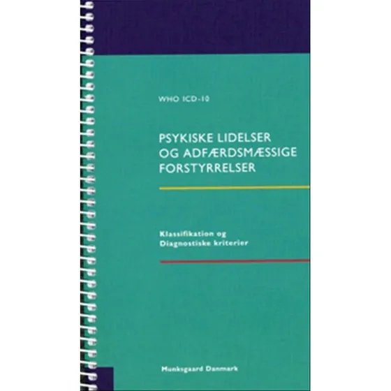 Psykiske lidelser og adfærdsmæssige forstyrrelser - Aksel Bertelsen