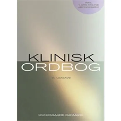 Klinisk ordbog - Aksel Bertelsen m.fl.