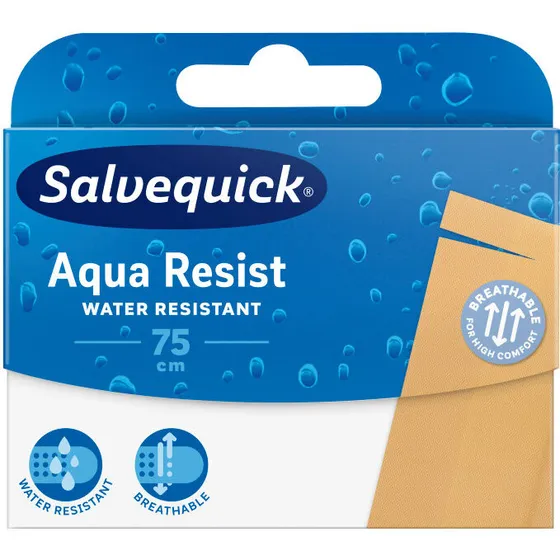 Salvequick Aqua Resist plaster rulle 75 cm