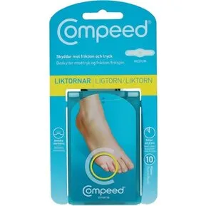 Compeed Ligtorn Medium plaster 10 stk (1,75 x 6,0 cm)