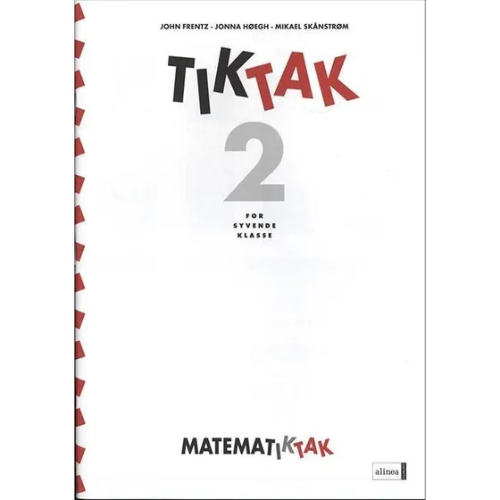 Matematik-Tak 7.kl. Tik-Tak 2
