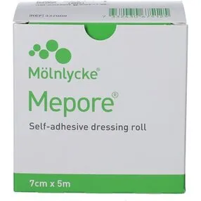 Mepore plaster 7 cm x 5 m rulle